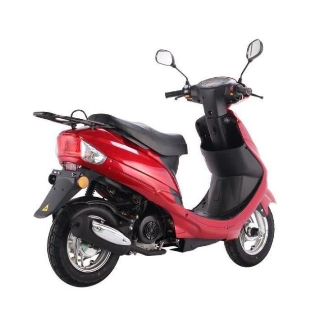Scooter Euro4 Urban Star 4T - 50 cc - Rouge bordea – Image 2