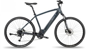 VTC Électrique BH Atom Cross Shimano Acera 8V 500 Gris 2021