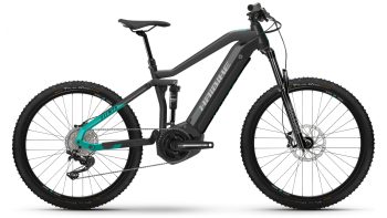 VTT ÉLECTRIQUE TOUT-SUSPENDU HAIBIKE ALLMTN 1 SHIMANO DEORE 11V 630 WH 29'' / 27.5'' GRIS ANTHRACITE TURQUOISE 2022