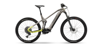 VTT ÉLECTRIQUE TOUT-SUSPENDU HAIBIKE ALLMTN 2 SRAM SX EAGLE 12V 720 WH 29'' / 27.5'' GRIS / JAUNE 2023