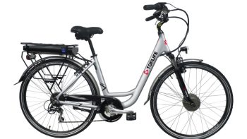 TOP LIFE - Vélo à assistance électrique de ville E-8000 - Autonomie de 90 km