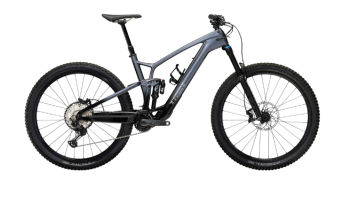 VTT Électrique Tout-Suspendu Trek Fuel EXe 9.7 Shimano SLX / XT 12V 360 Wh 29'' Gris Galactic / Noir 2023