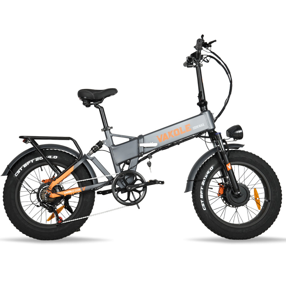 Vélo Vakole CO20 Max 750W*2 Double Moteur 20" Fat Bike VTT Électrique Pliant avec 20Ah Samsung Batterie – Image 3