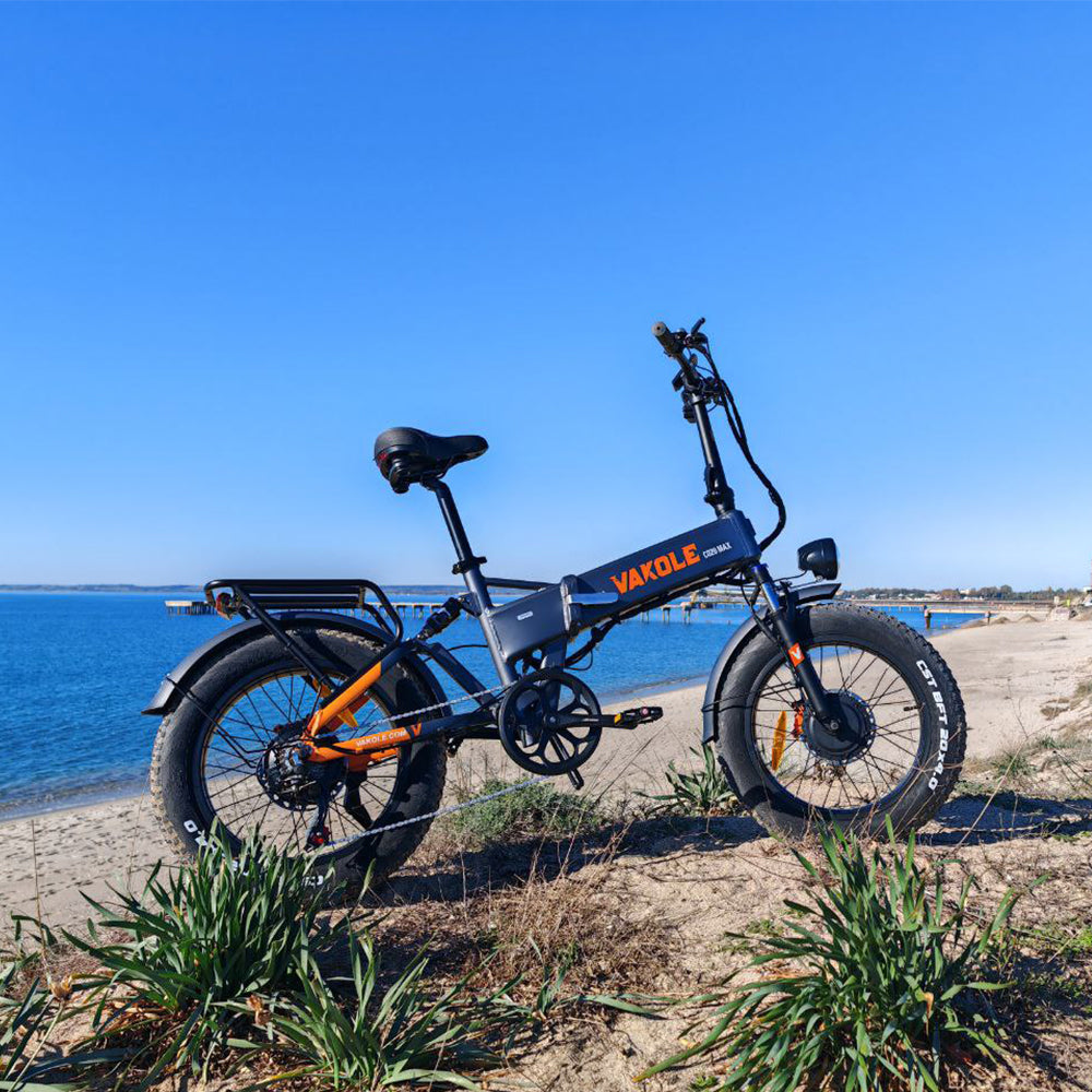 Vélo Vakole CO20 Max 750W*2 Double Moteur 20" Fat Bike VTT Électrique Pliant avec 20Ah Samsung Batterie – Image 2