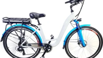 E-Town Smart City - Vélo à assistance électrique - Blanc