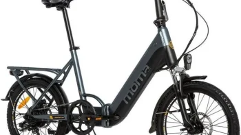 MOMA BIKES - Vélo électrique VAE de ville pliant - SHIMANO 7 vitesses - Batterie Ion Lithium intégrée et amovible de 48V - 13Ah