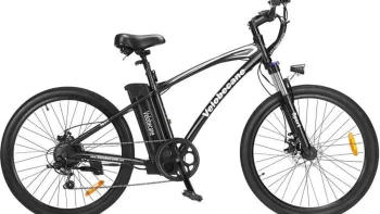 VTT électrique VELOBECANE - 26" - 7 vitesses - Autonomie 75 km - Moteur 250W - Freins à disque - Noir