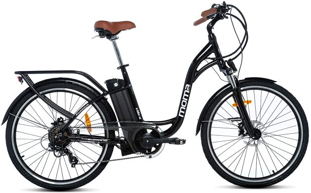 Moma Bikes Ebike 26.2 Hydraulic Vélo Electrique VAE De Ville, Ebike-26.2 Adulte Unisexe, Noir, Unic Size – Image 9