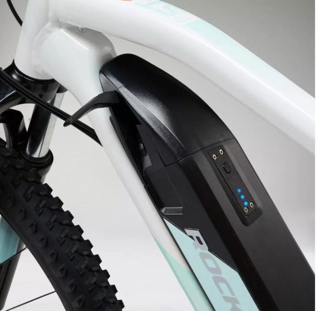 VÉLO VTT ÉLECTRIQUE E-ST100 FEMME BLANC 27''5 – Image 8