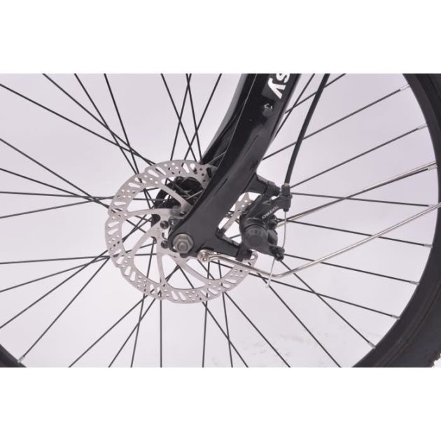 Vélo électrique Vélobecane 26'' -7 Vitesses-Freins à disques -Autonomie 75km-Cadre alu - Noir – Image 3